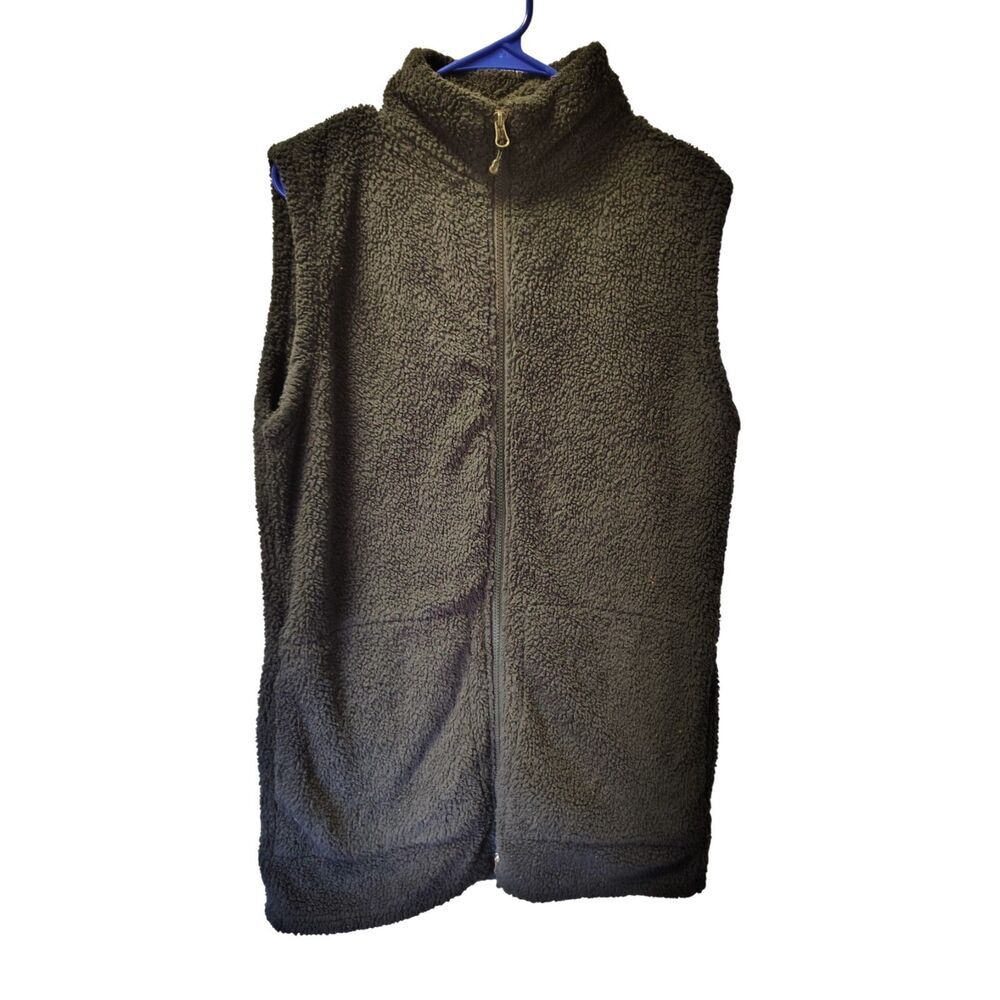 Stillwater Supply CO. Men's Large Dark Gray‎ Sweater Zip-Up Vest